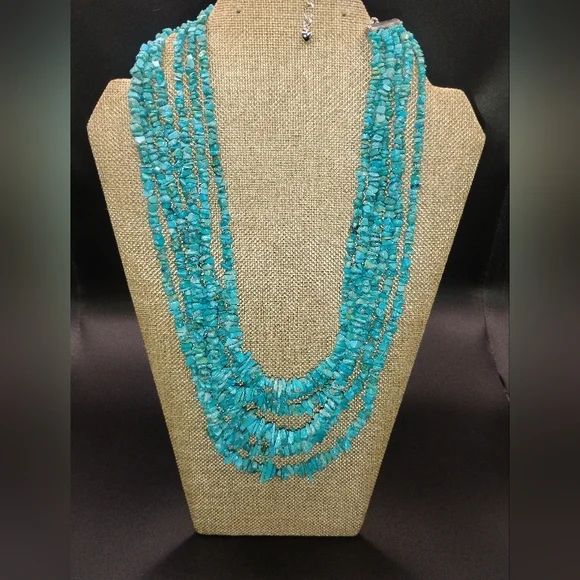 Jay king Multi-Strand Turquoise Necklace - Picture 3 of 9